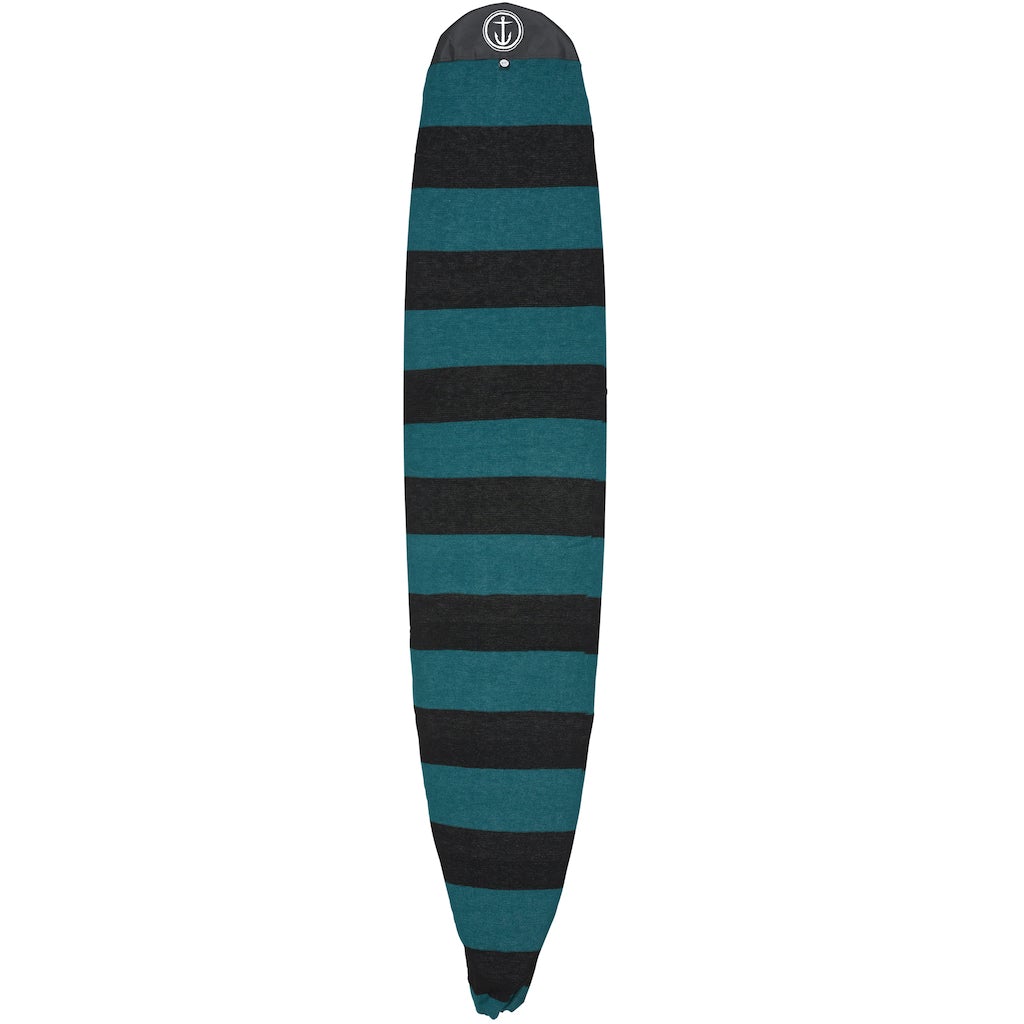 Longboard Surfboard Sock 9.6ft - Black/Green