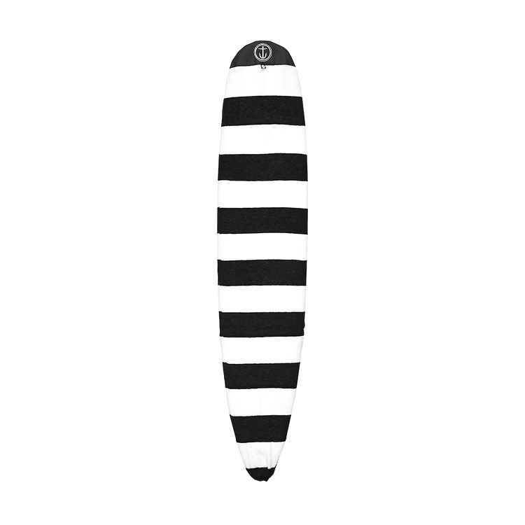 Longboard Surfboard Sock 8ft - Black/White