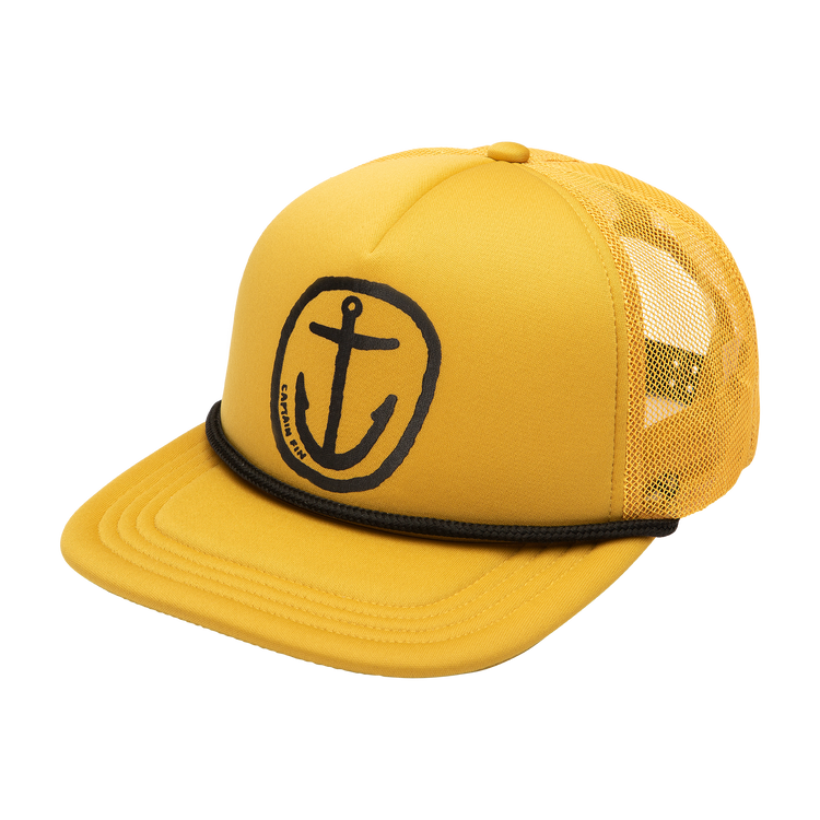 Nuevo Anchor Trucker Hat - Mustard - Captain Fin