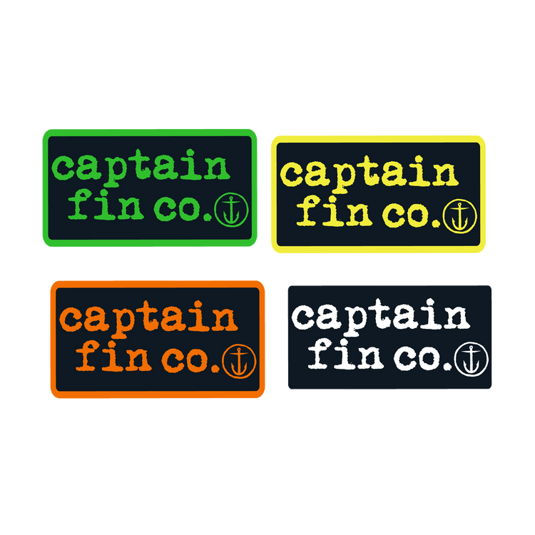 Type Patch 24 Sticker Pack - Assorted - Captain Fin