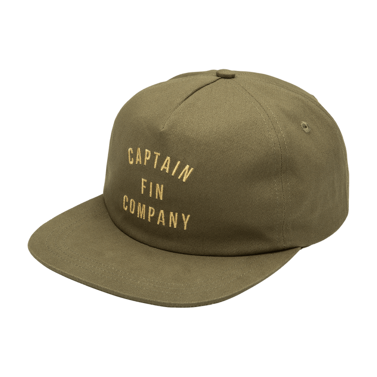 College Hat - Olive - Captain Fin